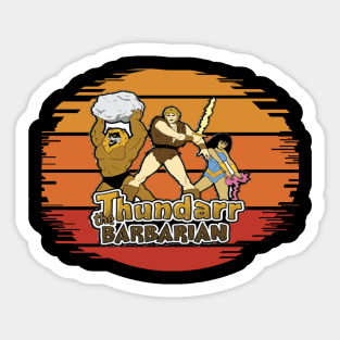 Thundarr the barbarian Sticker